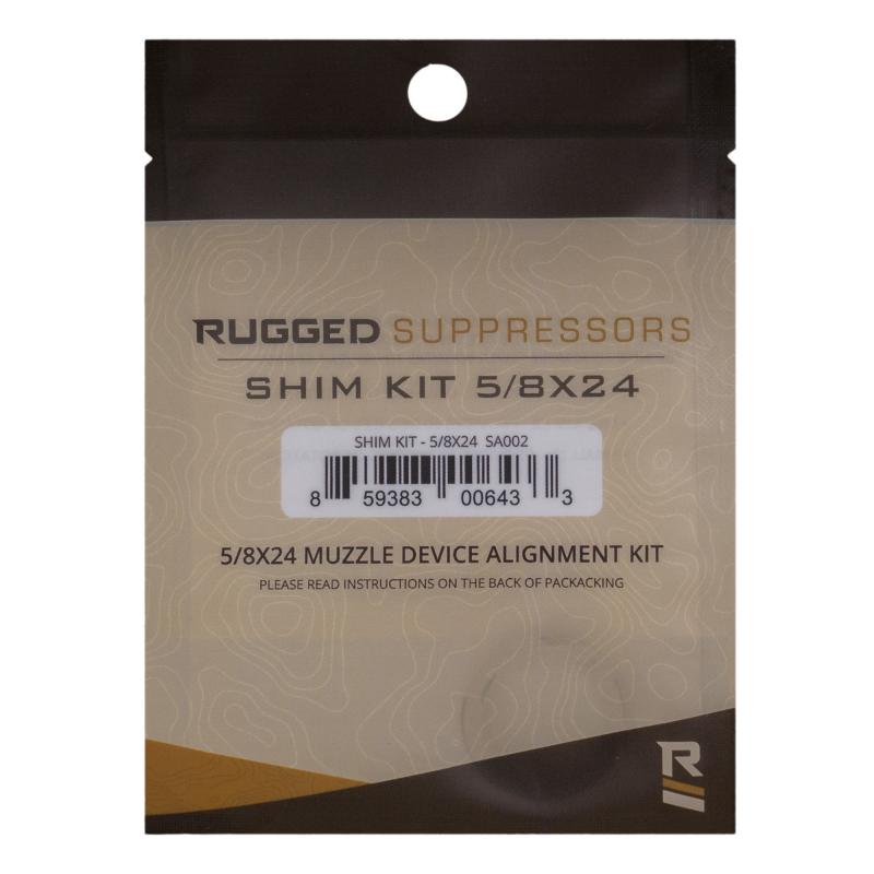 Shim Kit, For Aligning Muzzle Devices, Fits 5/8X24 Muzzle Threading SA002