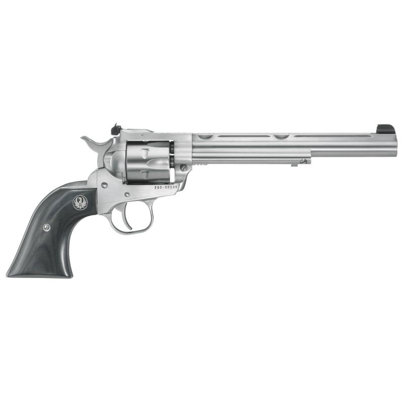 New Model Single-Six Hunter .22 Long Rifle/.22 WMR 7.5 Inch Barrel Stainless Steel Finish Black Laminate Grips 6 Round