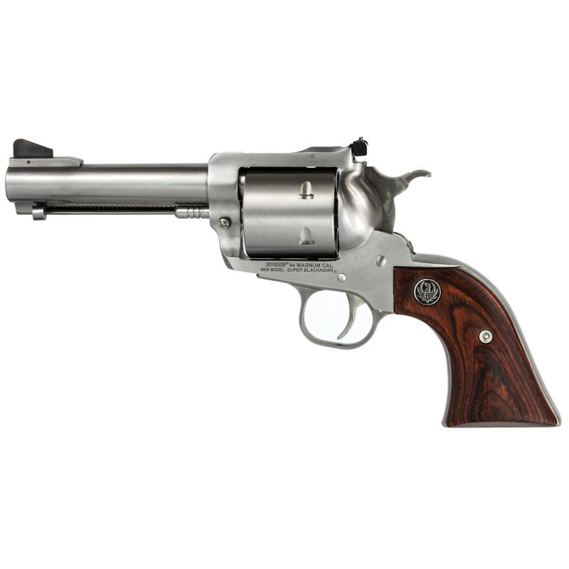 Model KS-458N .44 Remington Magnum 4.625 Inch Barrel Satin Stainless Finish Unfluted Cylinder 6 Round