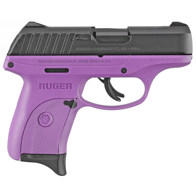 TALO EC9s, Semi-automatic, Striker Fired, 9MM, 3.1" Barrel, Nylon Frame, Purple Cerakote Finish, 7Rd 3287