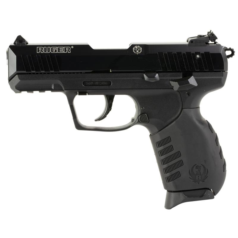 SR22, Double Action/Single Action, Semi-automatic, Polymer Frame Pistol, Compact, 22LR, 3.5" Barrel, Anodized Finish, Black, Black Rubber Grip, 3 Dot Adjustable Sights, 10 Rounds, 2 Magazines 03657