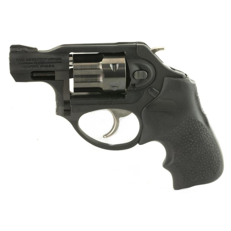 LCRx, Double Action Revolver, 22WMR, 1.87" Barrel, Stainless Frame, Black Finish, Hogue Tamer Monogrip, 6Rd, Fixed Sights 05439