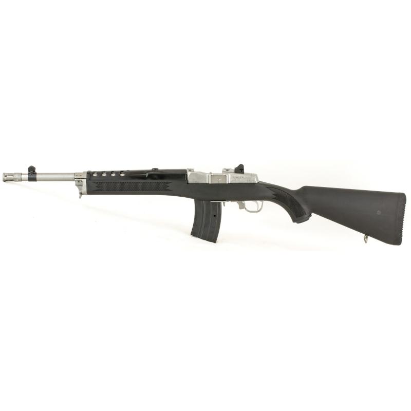 Mini Thirty Tactical 7.62x39mm 16.125 Inch Barrel Matte Stainless Finish Black Synthetic Stock Ghost Ring Rear Sight 20 Round