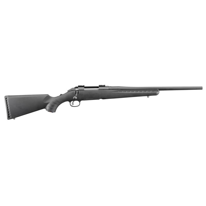American Compact Rifle .308 Winchester 18 Inch Matte Black Barrel Black Composite Stock 4 Round