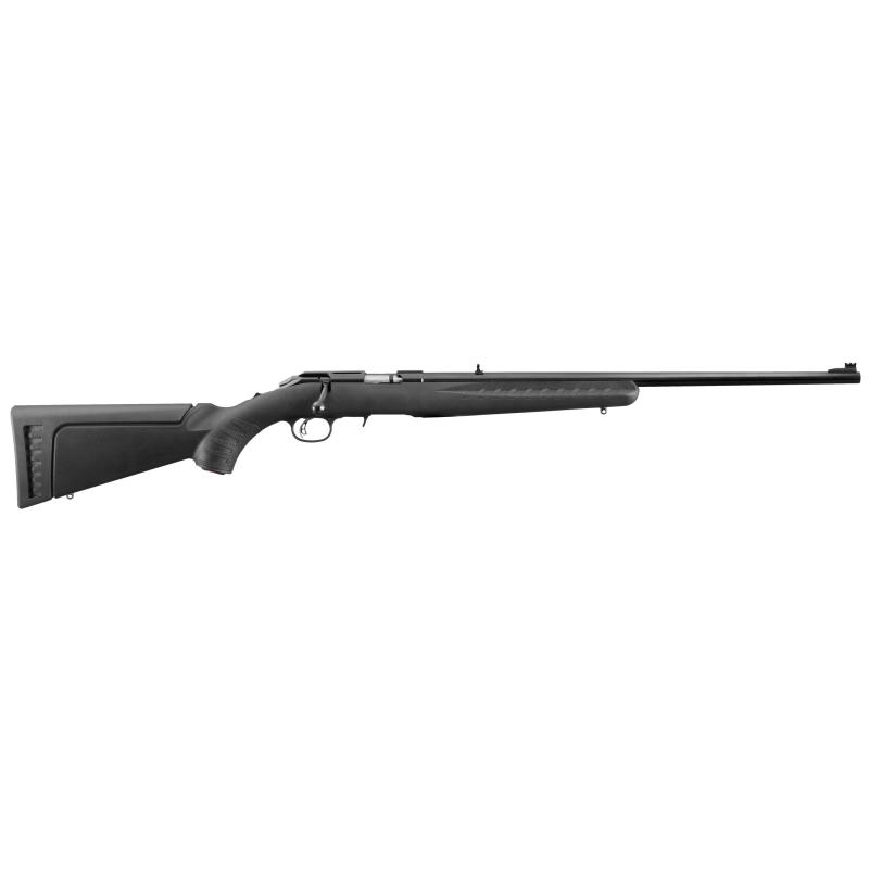 American Rimfire Standard Rifle .22 WMRF 22 Inch Barrel Satin Blue Finish Two Interchangeable Stock Modules Black Composite Stock 9 Round