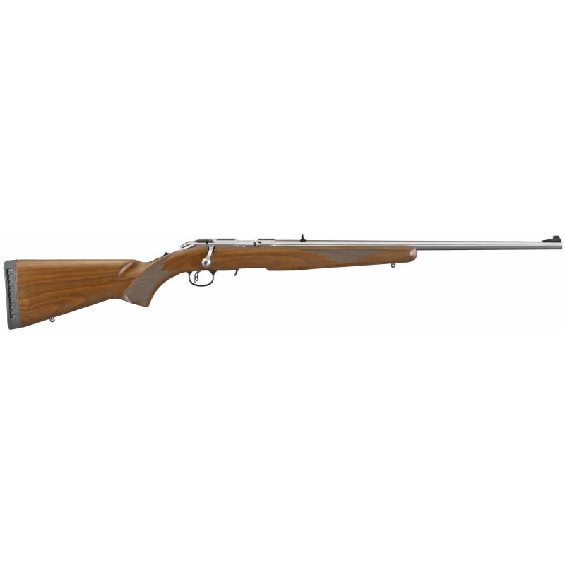 American TALO Bolt Rifle 17 HMR 22" Silver 9Rd 08365 Satin Walnut
