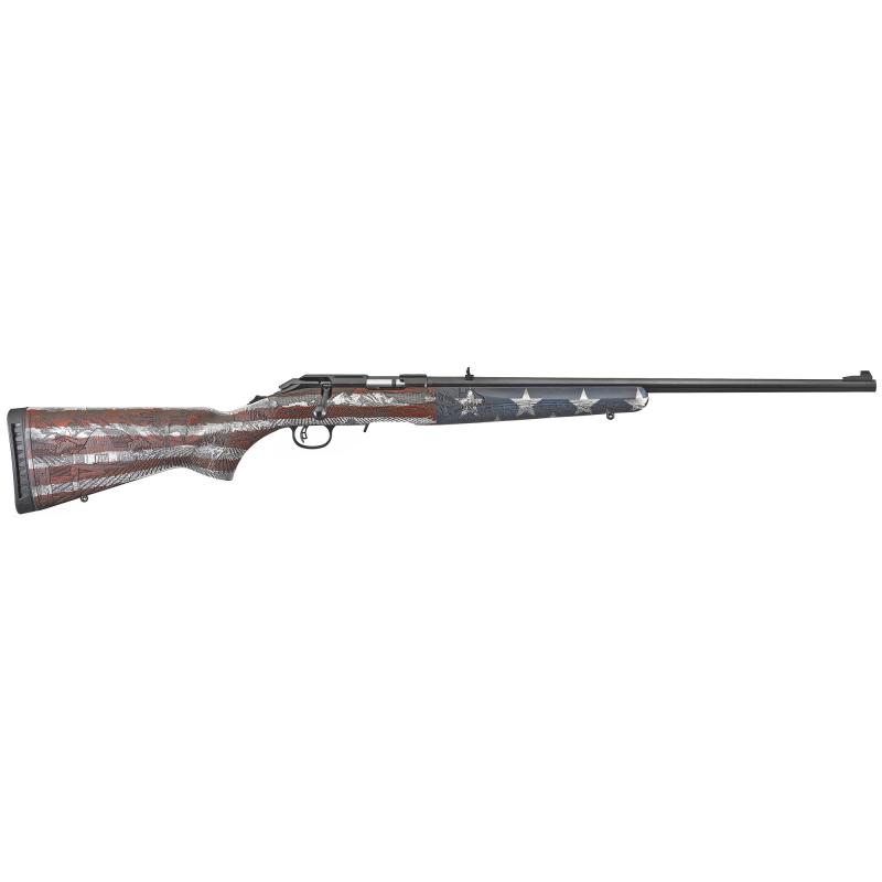 American, TALO, Bolt, Rifle, 22 LR, 22", American Flag, Wood, 10Rd 08384