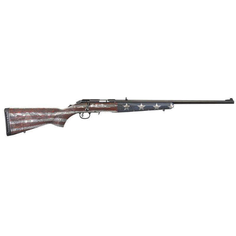 American, TALO, Bolt, Rifle, 22 WMR, 22", American Flag, Wood, 9Rd 08385