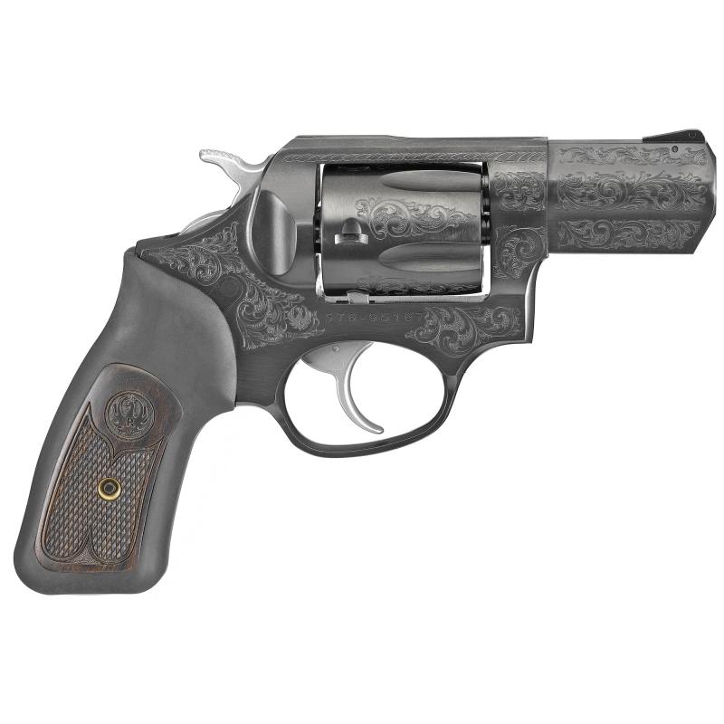 SP101, TALO, Revolver, DA/SA, Compact, 357 Magnum, 2.25", Steel, Blued, Rubber, 5Rd, Cold Hammer Forged, Right Hand, Internal Notch Rear Blade Front 15704