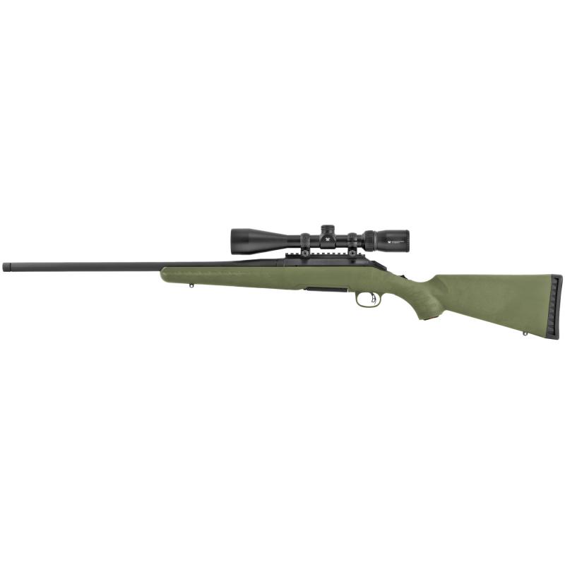 American Predator Rifle | 6.5 Creedmoor 22 Inch Threaded Barrel 5/8-24 TPI Vortex Crossfire II 4-12x44mm Riflescope Moss Green Composite Stock 5 Round