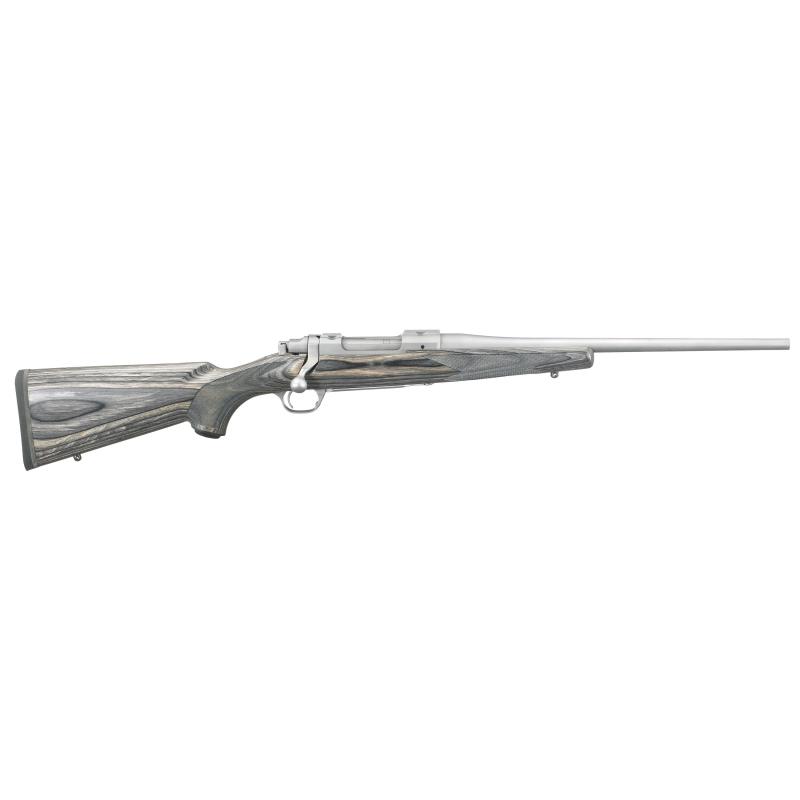 M77 Hawkeye Compact 7mm-08 Remington 16.5 Inch Stainless Steel Barrel Black Laminate Stock No Sights 4 Rounds