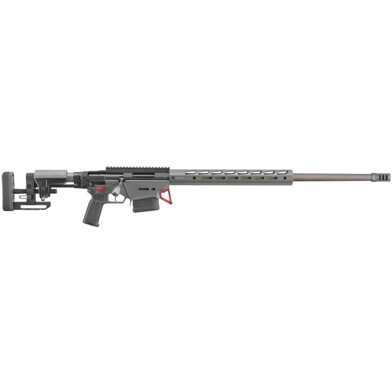 Precision, Bolt-Action Rifle, 6MM Creedmoor, 26" Cold Hammer-Forged, 5R Rifling, Cerakote Finish, Ruger Precision Stock, M-LOK Handguard, 10Rd 18085