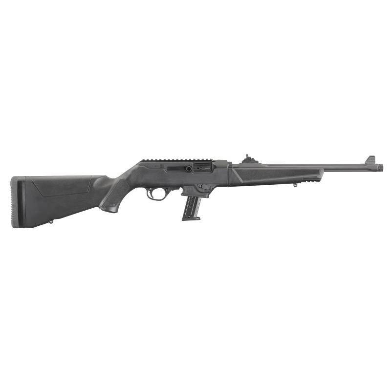 PC Carbine |9mm Luger 16.12 Inch Threaded Barrel Protected Blade Front Sight Adjustable Ghost Ring Rear Sight Type III Hardcoat Anodized Finish 17 Round