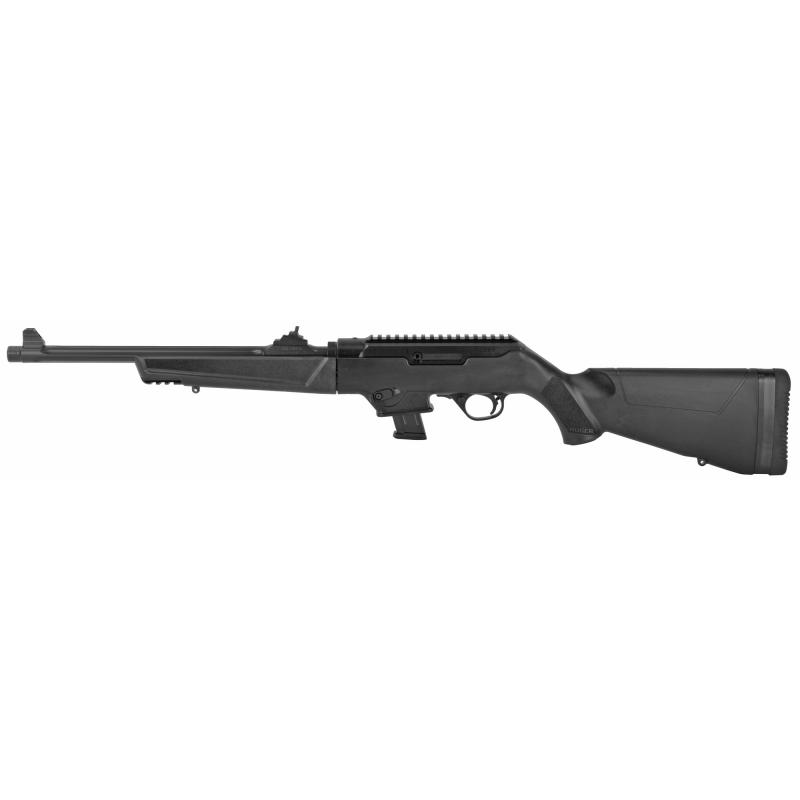 PC Carbine |9mm Luger 16.12 Inch Non-Threaded Barrel Protected Blade Front Sight Adjustable Ghost Ring Rear Sight Type III Hardcoat Anodized Finish 10 Round Magazine Included