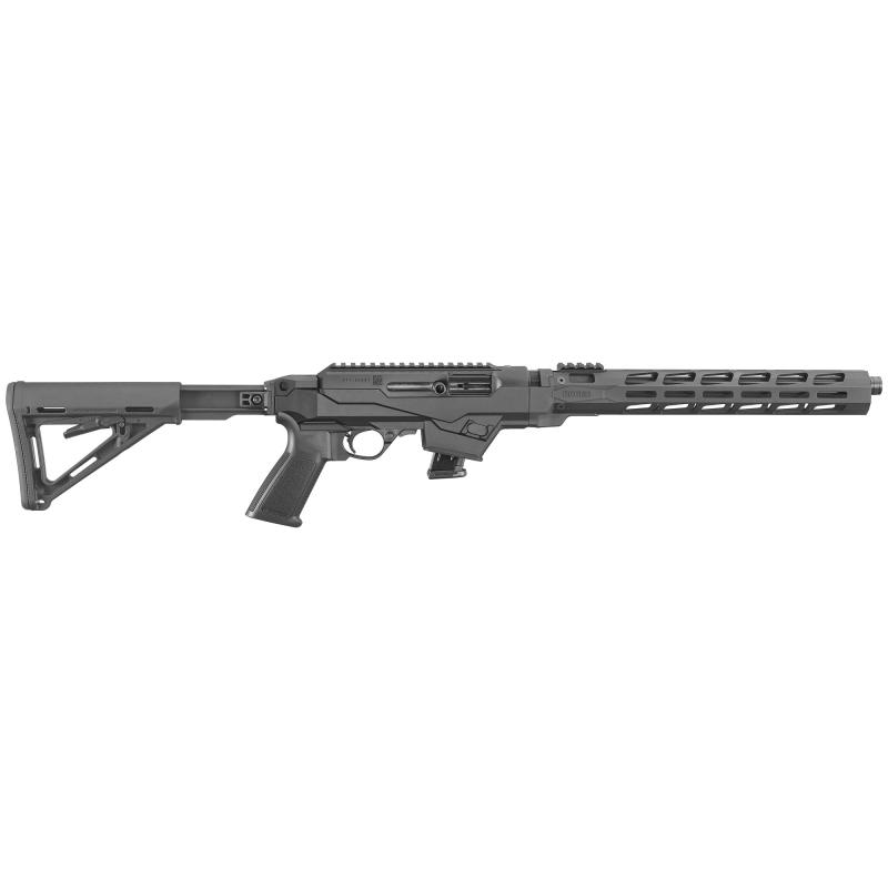 PC Carbine, Semi-automatic Rifle, 9MM, 16.12" Cold Hammer Forged Barrel, Heavy Barell Fluted, Black Anodized Finish, Black Synthetic Stock, 1 Mag, 10Rd, MLOK Handguard, Weighs 7.3lbs 19126