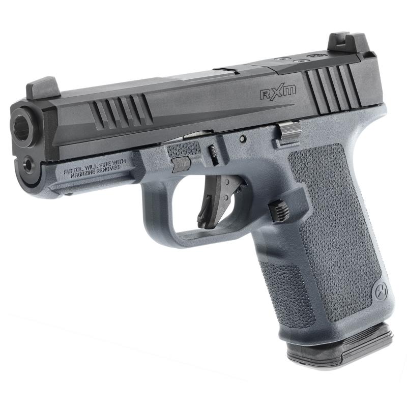 RXM Black/Grey | 9mm, 4" Barrel, Optics Ready for Direct Mount RMR/DPP/RMSC, Two 15rd magazines, Model 19400