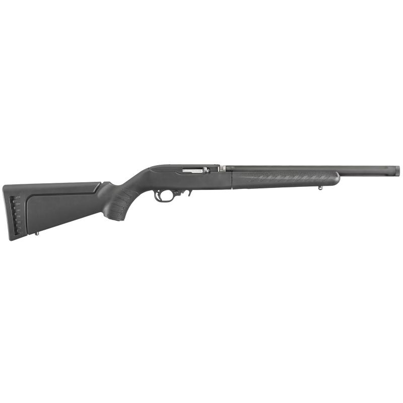 Model 10/22 Takedown Target .22LR 16.1 Inch Threaded Fluted Target Barrel .920 Inch Diameter Satin Black Finish No Sights Black Synthetic Stock 10 Round