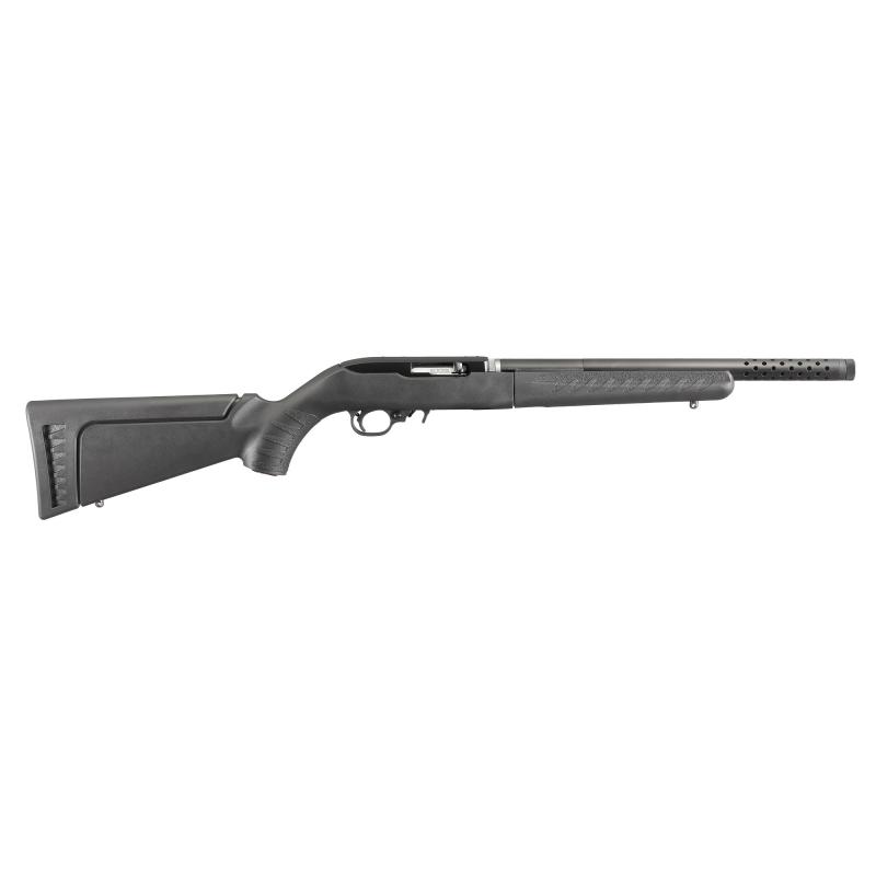 10/22 Takedown Lite .22 Long Rifle 16.1 Inch Threaded Lightweight Target Barrel Black Satin Finish Modular Stock System With Carry-Case 10 Round