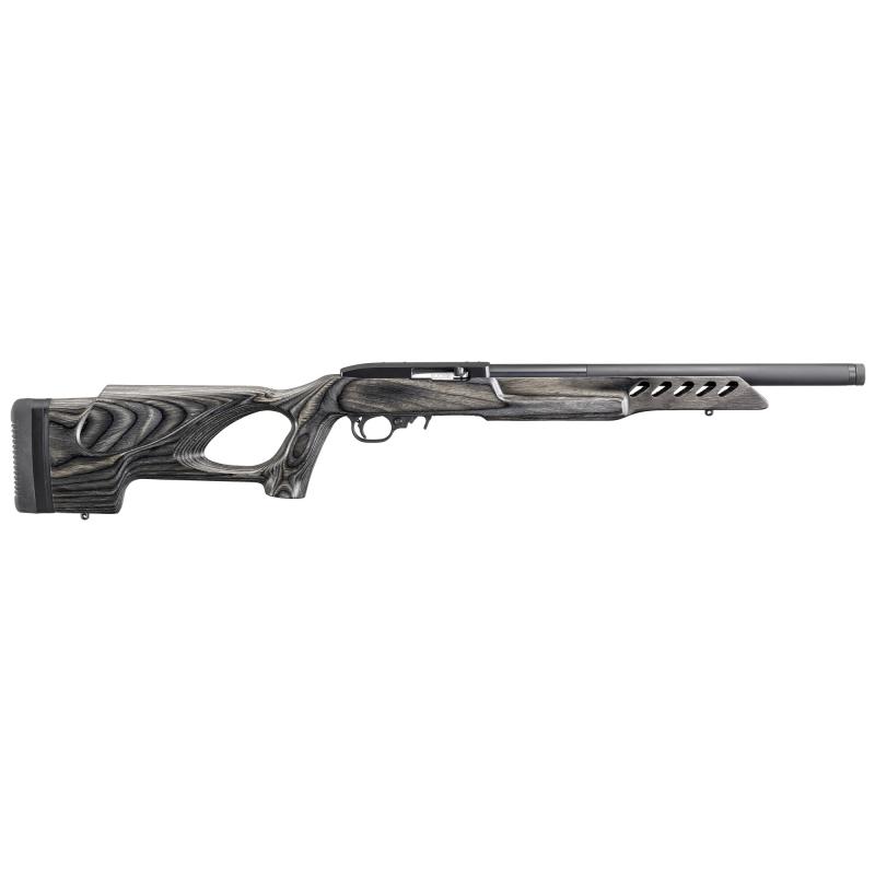 10/22 Target, Semi-automatic Rifle| 22 LR, 18.5" Threaded Barrel, Satin Black Finish, Black Laminate Thumbhole Stock, 10Rd 21186