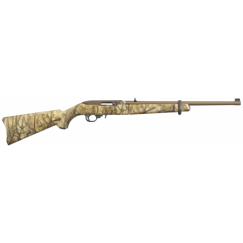 10/22, Semi-automatic, Rifle, 22 LR, 18.5", Bronze, Synthetic, Right Hand, 1:16, 10Rd 31146