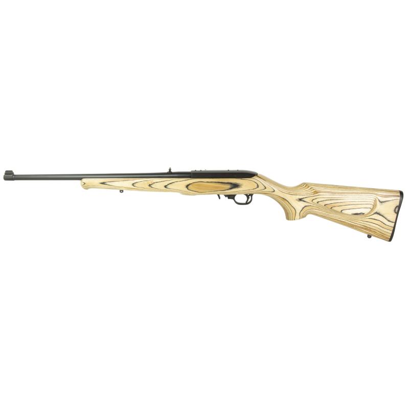10/22, TALO, Semi-automatic Rifle, 22 LR, 18.5" Barrel, Satin Finish, Black, Altamont Natural Laminate Stock with Grizzly Engraving, 10 Rounds 31219
