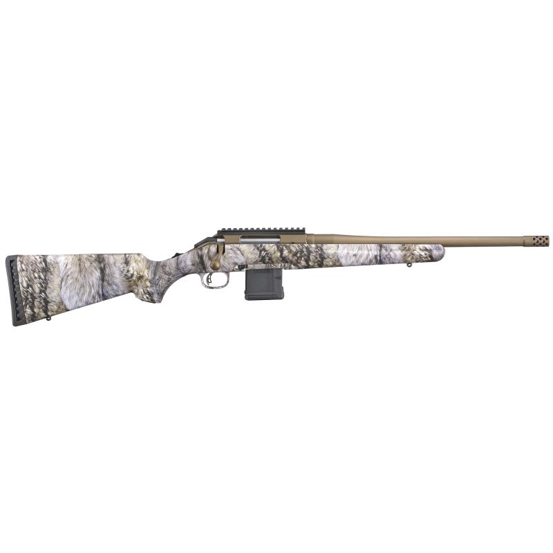 American, Bolt, Rifle, 223 Remington, 16.12", Camo, Synthetic, Right Hand, 1:16, 20Rd 36918