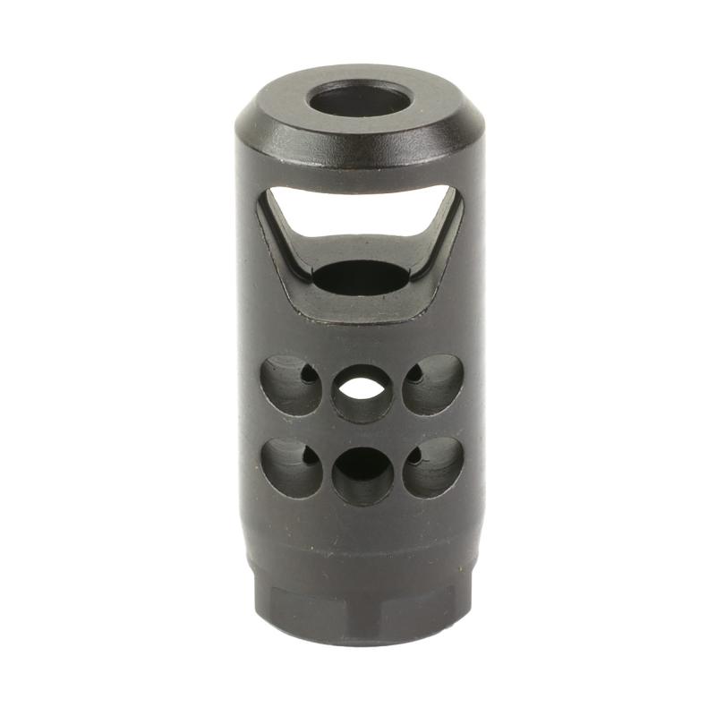 Hybrid Muzzle Brake, .35 Caliber, 1/2-28 Thread Pattern, Matte Finish, Black 90698