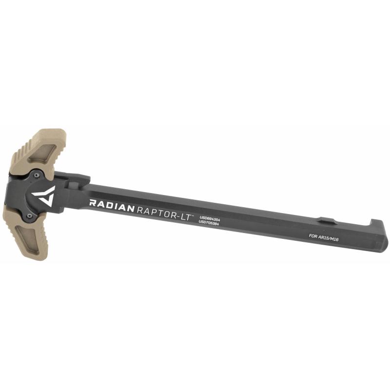 Raptor-LT, Ambidextrous, Light Weight, 7075 Aluminum, Polymer Overmold Handles, 5.56MM, For AR15/M16, Flat Dark Earth Finish R0149