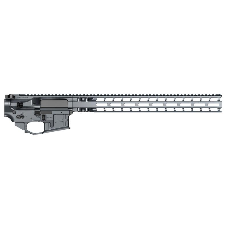 AX556, Billet Upper/Lower Set, Semi-Automatic, 556 NATO/223 Remington, Ambidextrous, Cerakote Finish, Gray, Includes Radian Talon Ambidextrous Safety, Hammer Pin, 17" MLOK Handguard R0396