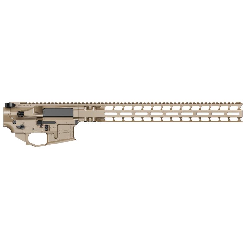 AX556, Billet Upper/Lower Set, Semi-Automatic, 556 NATO/223 Remington, Ambidextrous, Cerakote Finish, Flat Dark Earth, Includes Radian Talon Ambidextrous Safety, Hammer Pin, 17" MLOK Handguard R0398