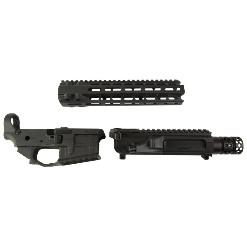 Upper/Handguard Set, Cerakote Finish, Black, Fits AR-15, Includes 10" MLOK Handguard, Radian Raptor-SD Charging Handle R0195