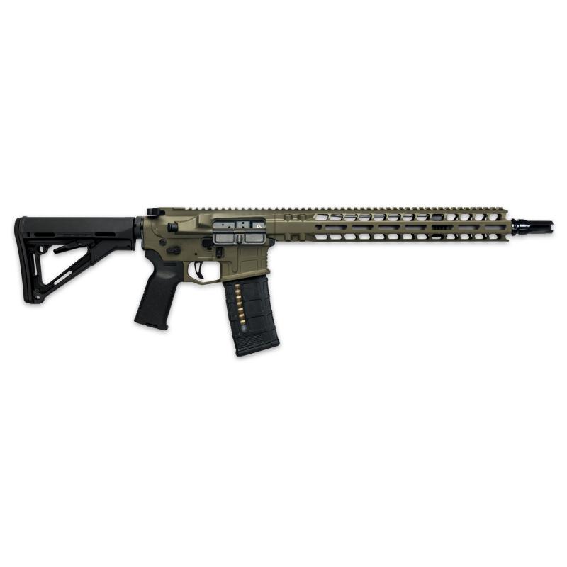 Model 1, Semi-automatic Rifle, AR, 223 Wylde, 14.5" Barrel Pinned Dead Air Flash Hider (16" OAL), Mid Length Gas System, Cerakote Finish, Olive Drab Green, 14" Free Float M-LOK Handguard, Magpul Moe Stock, Magpul MOE Grip, Radian Raptor SD Ambidextrous