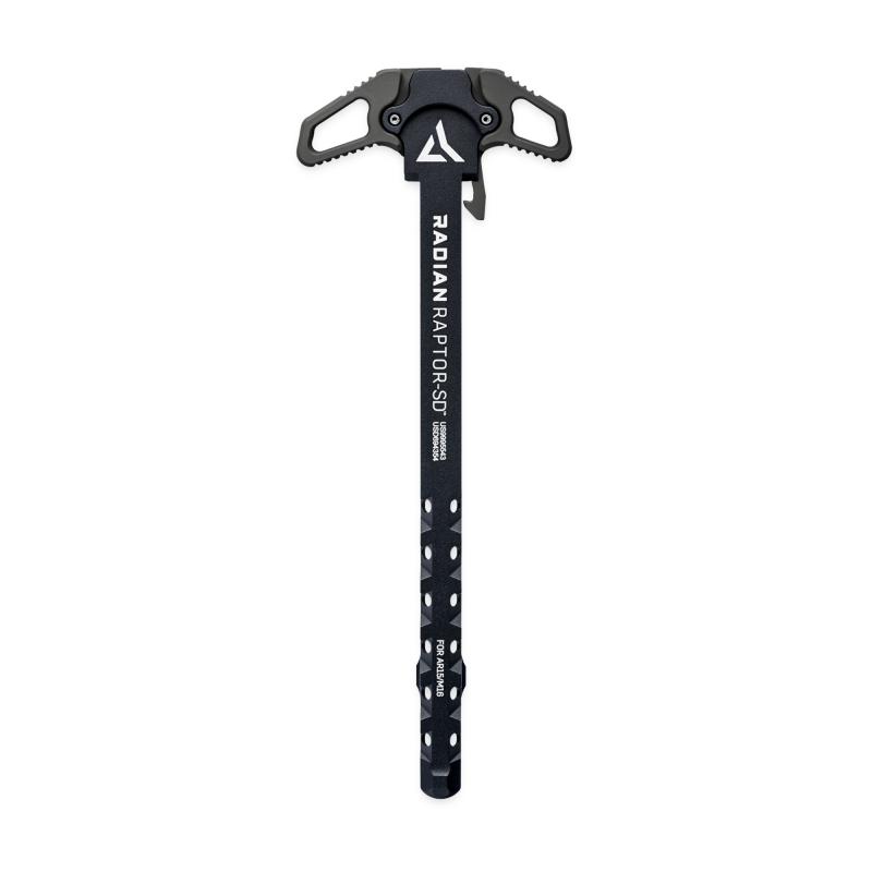 Raptor SD, Charging Handle, Anodized Finish, Gray, Fits AR-15 R0561