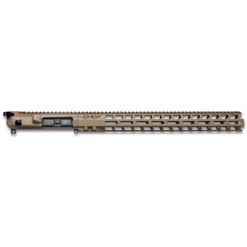 Upper/Handguard Set, Cerakote Finish, Flat Dark Earth, Fits AR-15, Includes 17" MLOK Handguard, Radian Raptor-SD Charging Handle R0613