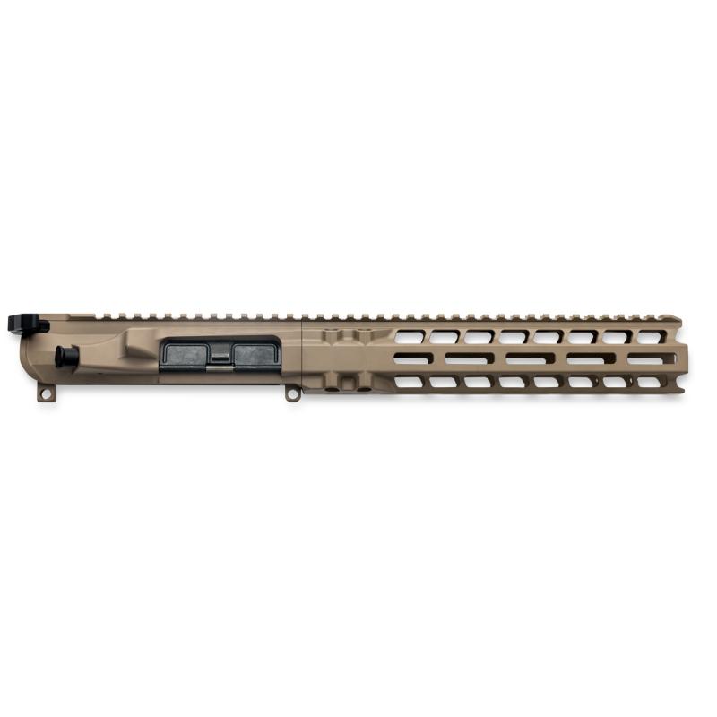 Upper/Handguard Set, Cerakote Finish, Flat Dark Earth, Fits AR-15, Includes 10" MLOK Handguard, Radian Raptor-SD Charging Handle R0641