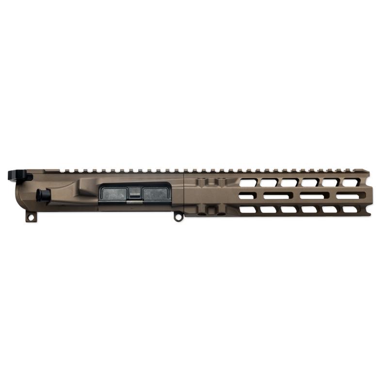 Upper/Handguard Set, Cerakote Finish, Brown, Fits AR-15, Includes 8.5" MLOK Handguard, Radian Raptor-SD Charging Handle R0647