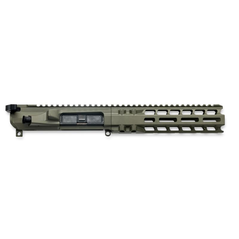 Upper/Handguard Set, Cerakote Finish, Olive Drab Green, Fits AR-15, Includes 8.5" MLOK Handguard, Radian Raptor-SD Charging Handle R0649