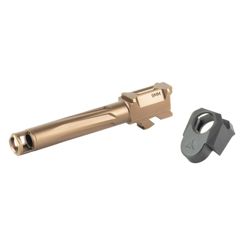 AFTERBURNER + RAMJET For Glock 19 Gen5 | 9MM, DLC Finish, Bronze and Black, INTRA-LOK Mounting System, Fits Glock 19/19X/45 Gen5 R0832