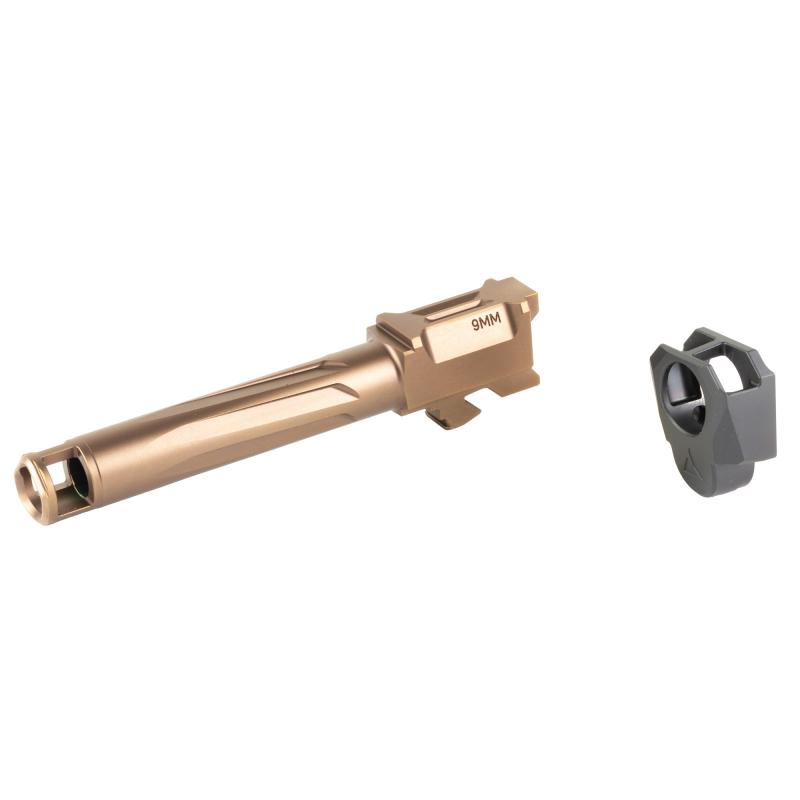 AFTERBURNER + RAMJET For Glock 19 Gen3 | 9MM, DLC Finish, Bronze and Black, INTRA-LOK Mounting System, Fits Glock 19 Gen3 R0835