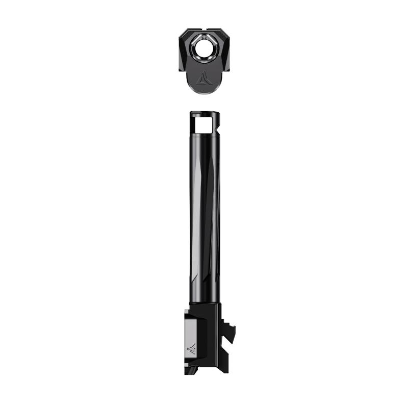 AFTERBURNER + RAMJET For Glock 43 & 43x | 9MM, Radianite Finish, Black, INTRA-LOK Mounting System, Fits GLOCK 43 & 43x R0842