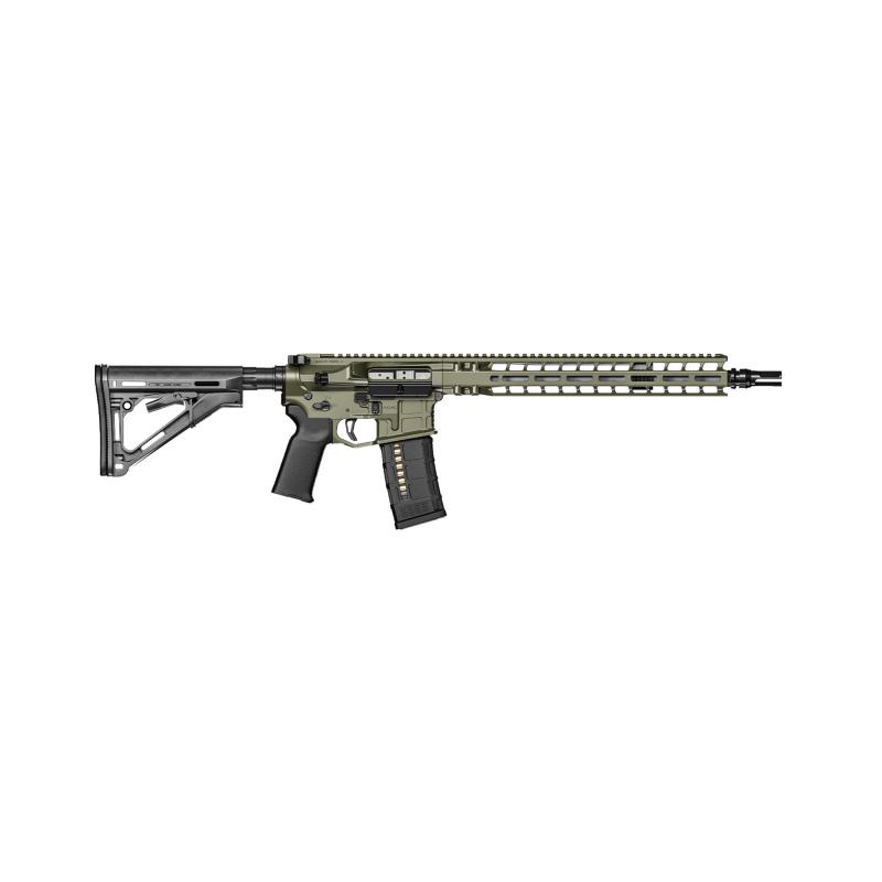 Model 1, Semi-automatic Rifle, AR-15, 6MM ARC, 14.5" Pinned (16" OAL), Dead Air Flash Hider, Cerakote Finish, Olive Drab Green, 20 Rounds, 1 Magazine R0853