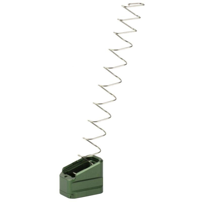 +5/+4 Magazine Extension, Aluminum, Anodized Finish, Operational Detachment Alpha Green, Fits Glock 17/22 G17-ME-5-ODA