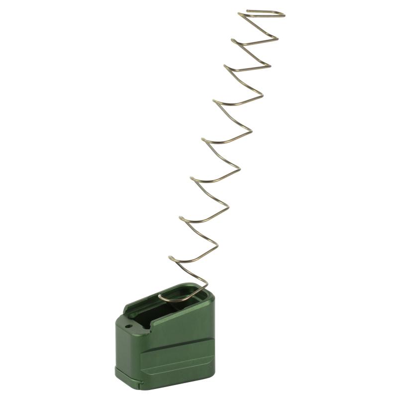 +5/+4 Magazine Extension, Aluminum, Anodized Finish, Operational Detachment Alpha Green, Fits Glock 19/23 G19-ME-5-ODA