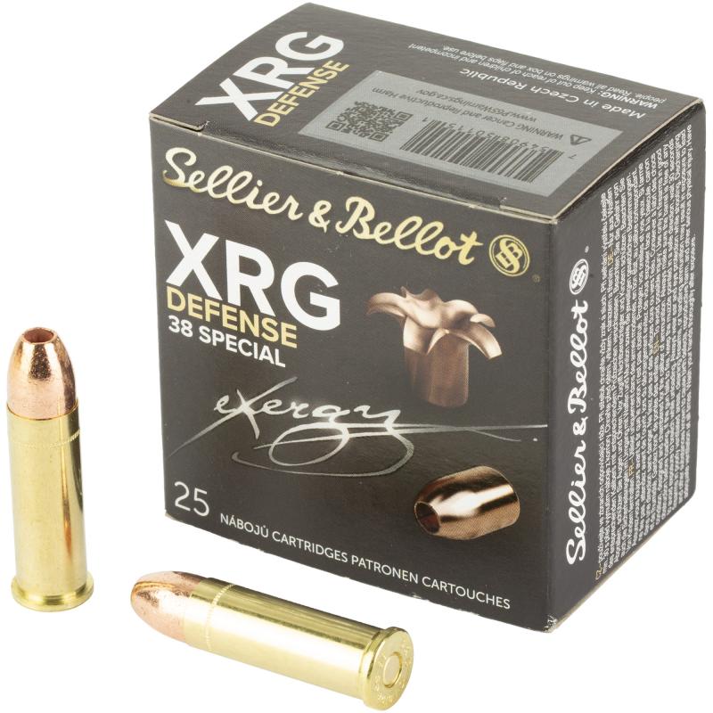 Sport Shooting, 38 Special, 110 Grain, Hollow Point, 25 Round Box SB38XA