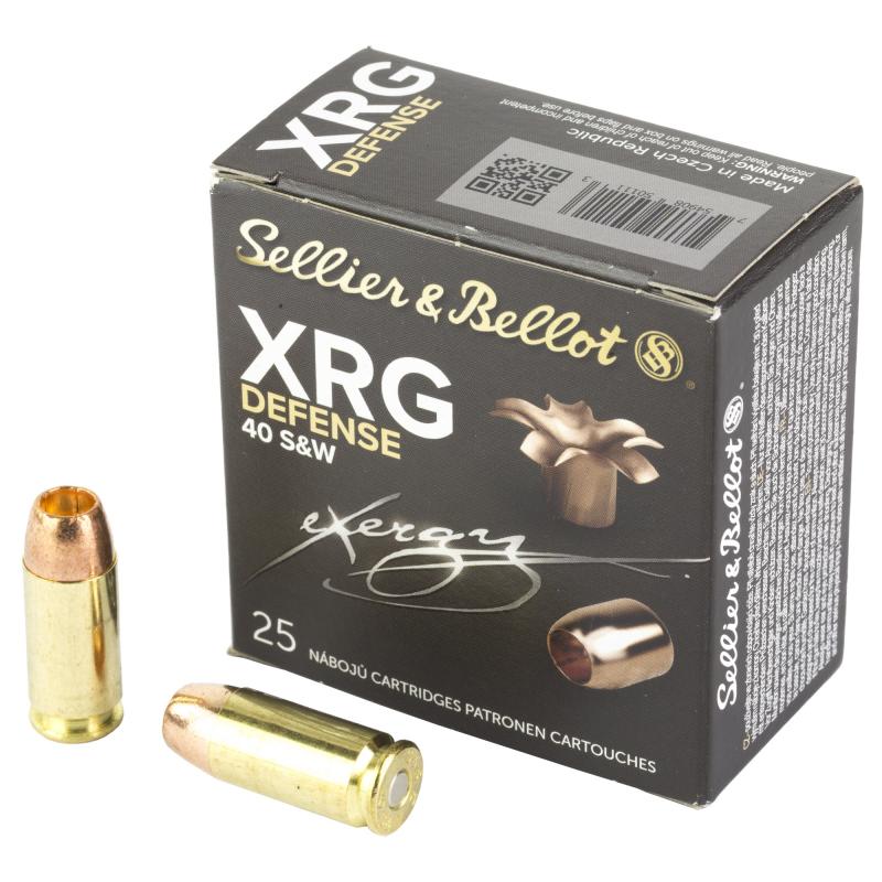 XRG, 40 S&W, 130 Grain, Jacketed Hollow Point, 25 Round Box SB40XA