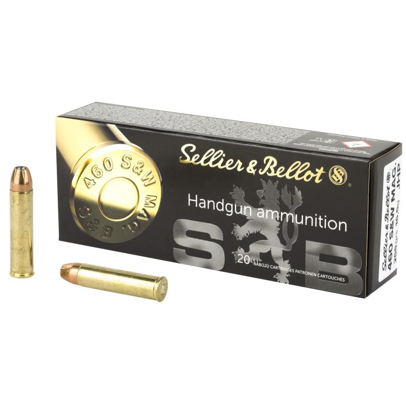 Pistol, 460 S&W, 230 Grain, Jacketed Hollow Point, 20 Round Box SB460B