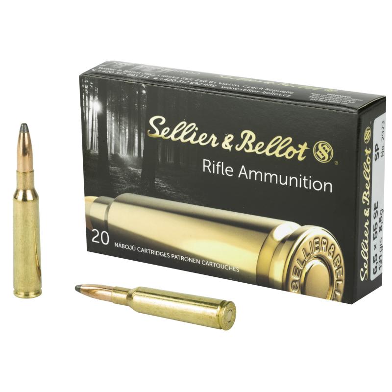 Rifle, 6.5X55 Swedish, 131 Grain, Soft Point SB6555A