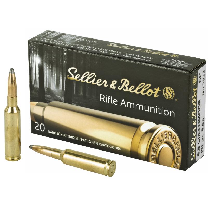 Rifle, 6.5 CREEDMOOR, 131 Grain, Soft Point, 20 Round Box SB65B