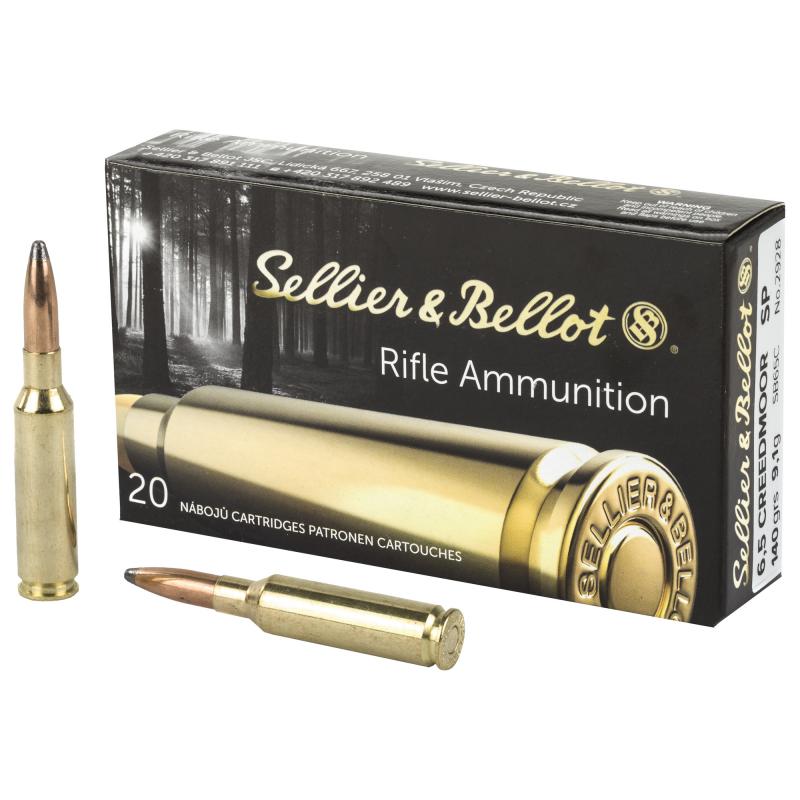 Rifle, 6.5 CREEDMOOR, 140 Grain, Soft Point, 20 Round Box SB65C