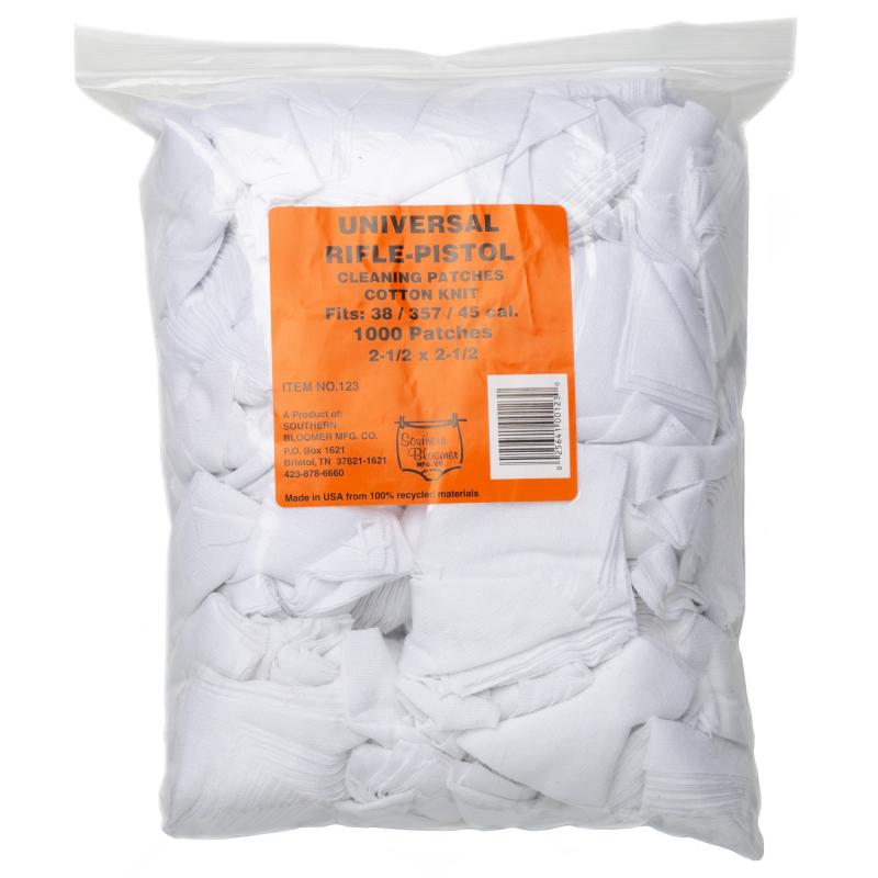 Cleaning Patches .38/.357/.45 or 9mm/10mm Caliber 1000 per pack